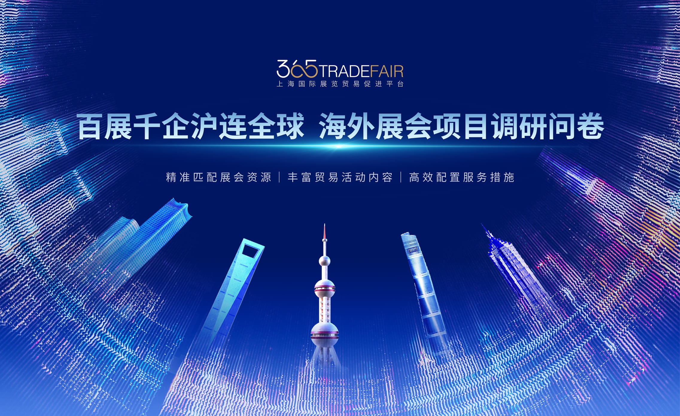 百展千企沪连全球  海外展会项目调研问卷